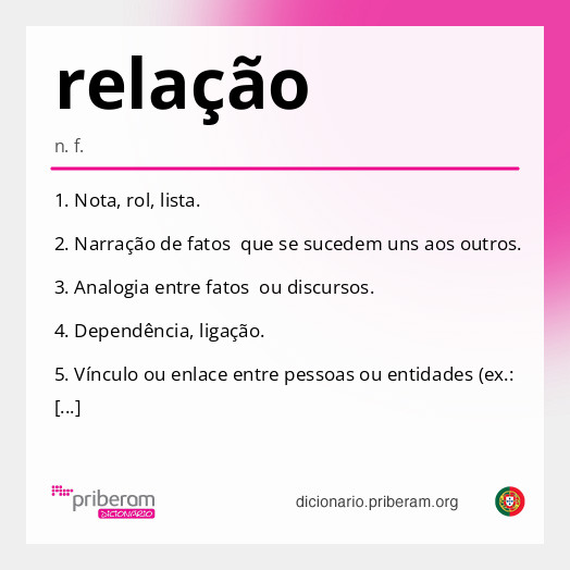 relação