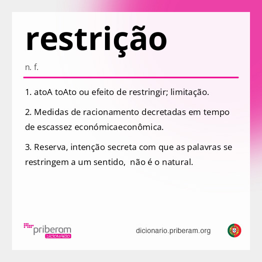 restrição