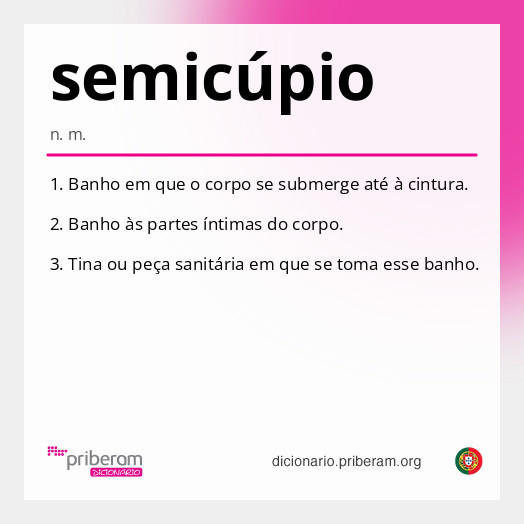 
   Significado de semicúpio