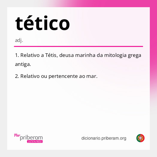 
   Significado de tético