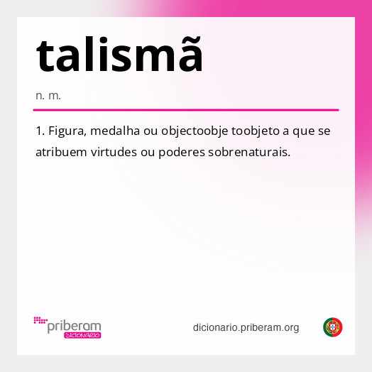 
   Significado de talismã