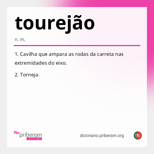 
   Significado de tourejão