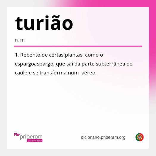 
   Significado de turião