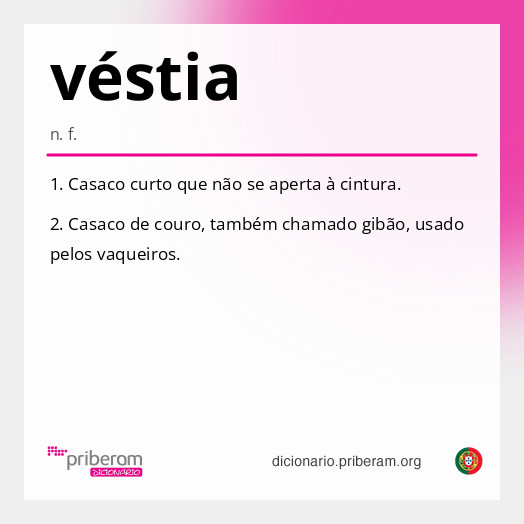 véstia