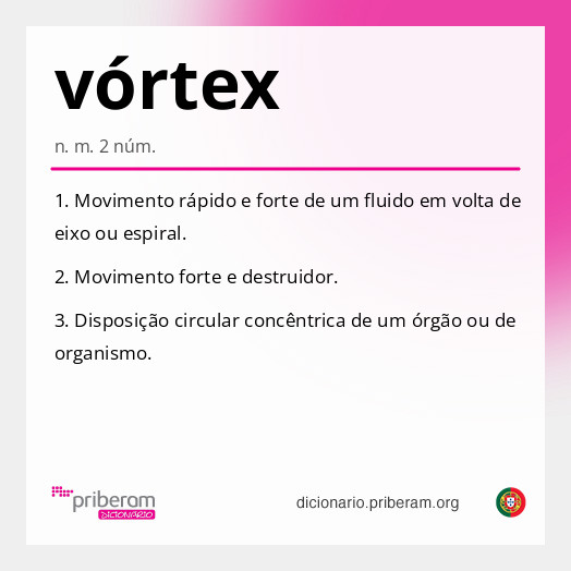 
   Significado de vórtex