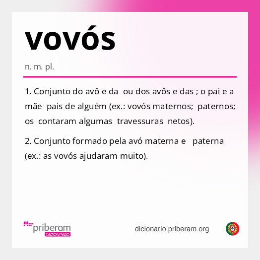 Significado de vovós
