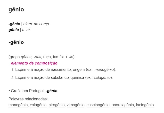 génio - Dicionário Online Priberam de Português