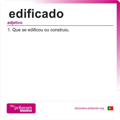 Significado de edificado