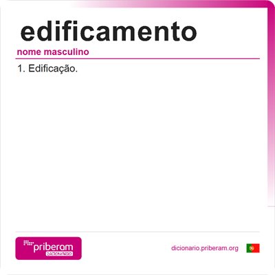 Significado de edificamento