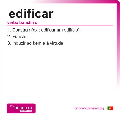 Significado de edificar