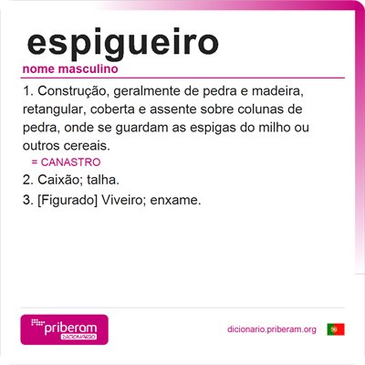 Significado de espigueiro
