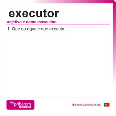 Significado de executor
