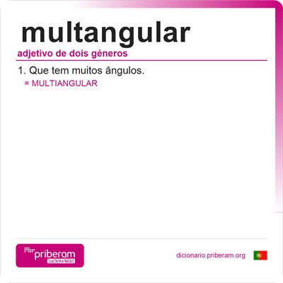Significado de multangular