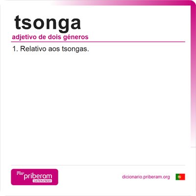 Significado de tsonga